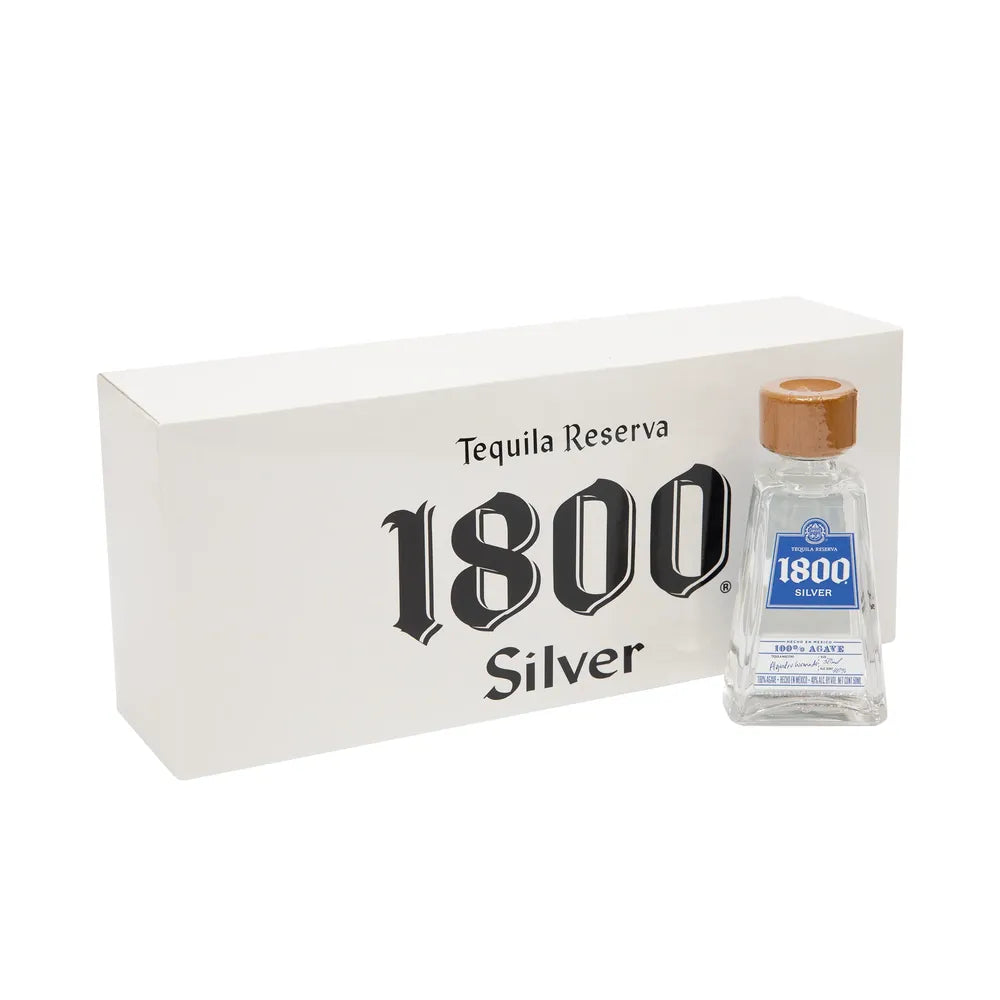Buy 1800 Silver Tequila 10 x 50 ml Online