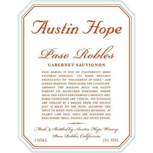 Austin Hope Cabernet Sauvignon - Bourbon Central
