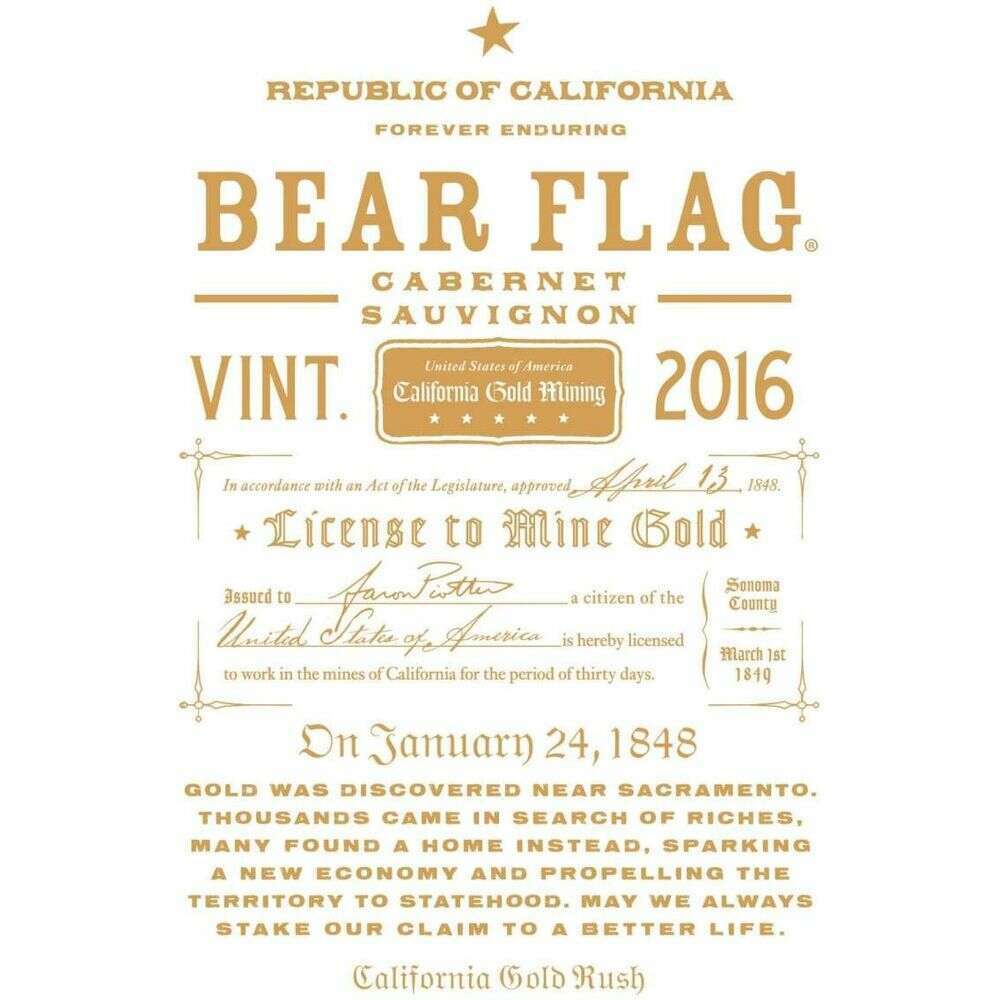 Bear Flag Cabernet Sauvignon - Bourbon Central