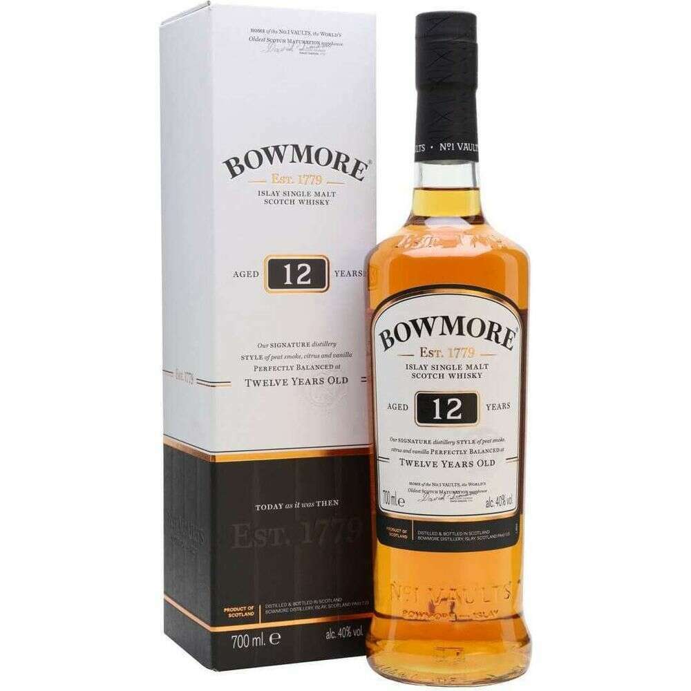 Bowmore 12 Year Single Malt Scotch Whisky - Bourbon Central