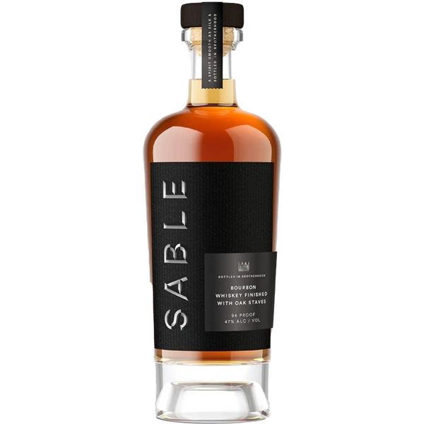 Bespoken Spirits Sable Bourbon Whiskey Finished With Oak Staves