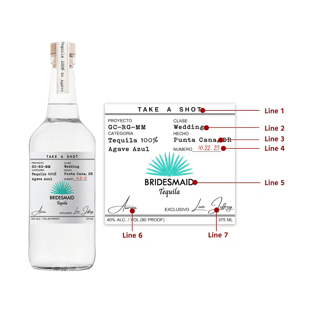 Customized Casamigos Blanco Bottle | Bottle & Personalized Label - Bourbon Central