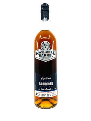 Nashville Barrel Company 8 Years Old Single Cask Strength Straight Bourbon Whiskey