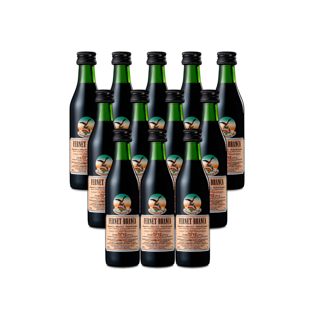 Fernet Branca 15 x 50ml  Mini Alcohol Bottles – Bourbon Central