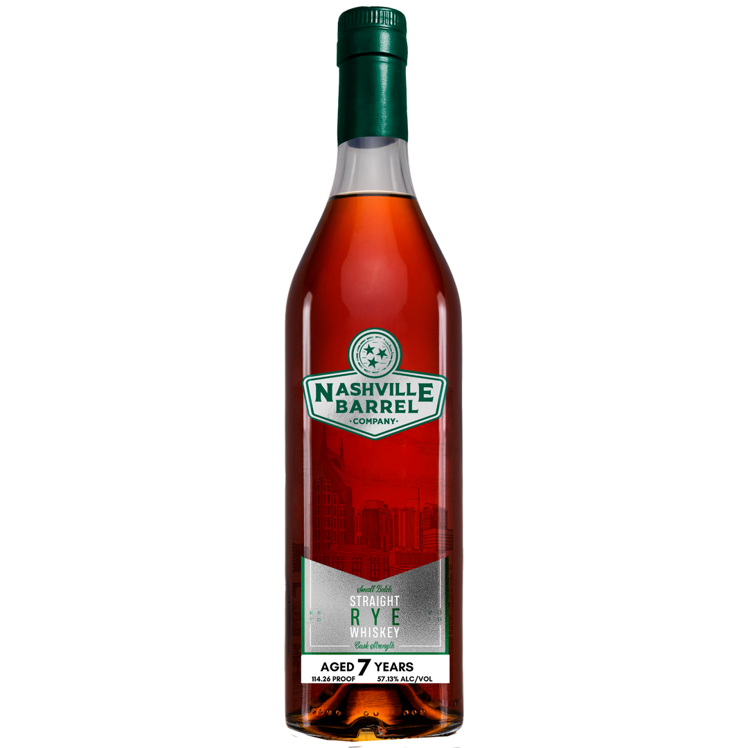 Nashville Barrel Company 7 Years Old Small Batch Cask Strength Straight Rye Whiskey