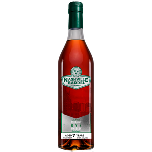 Nashville Barrel Company 7 Years Old Small Batch Cask Strength Straight Rye Whiskey