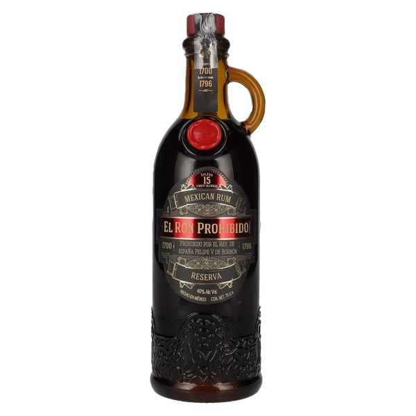 El Ron Prohibido 15 Years Old Solera Finest Blended Gran Reserva Mexican Rum