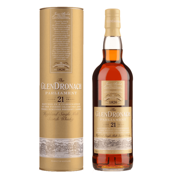 Glendronach Parliament 21 years Aged Single Malt Scotch Whisky