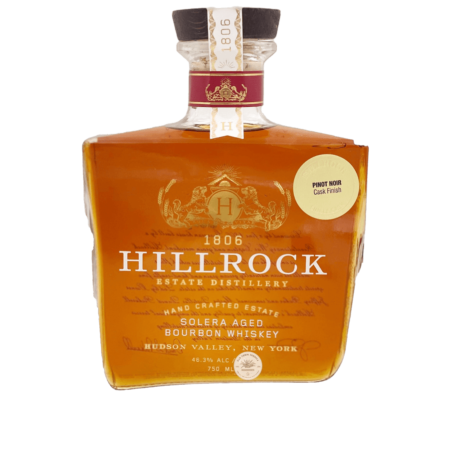 Hillrock Pinot Noir Finished Solera Aged Bourbon Whiskey - Bourbon Central