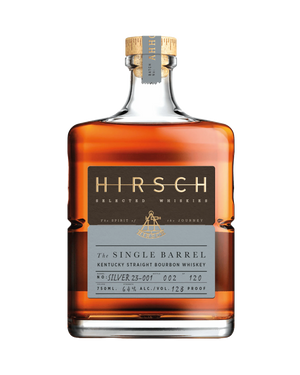 Hirsch Whiskey Silver The Single Barrel Kentucky Straight Bourbon Whiskey 128 Proof