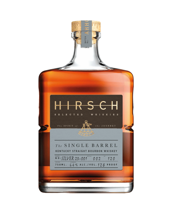 Hirsch Whiskey Silver The Single Barrel Kentucky Straight Bourbon Whiskey 128 Proof