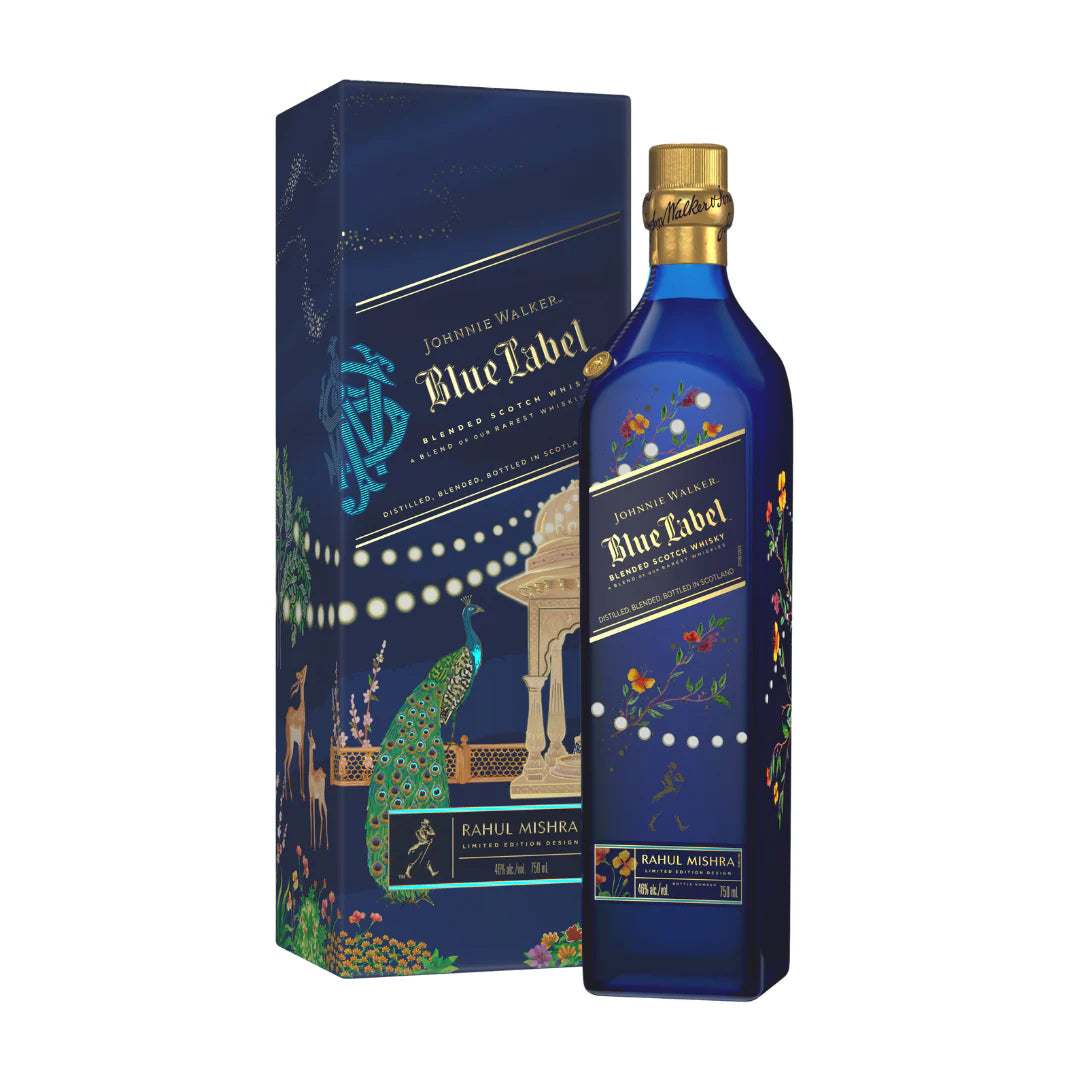 Johnnie Walker Blue Label Diwali Edition by Rahul Mishra Blended Scotch Whisky