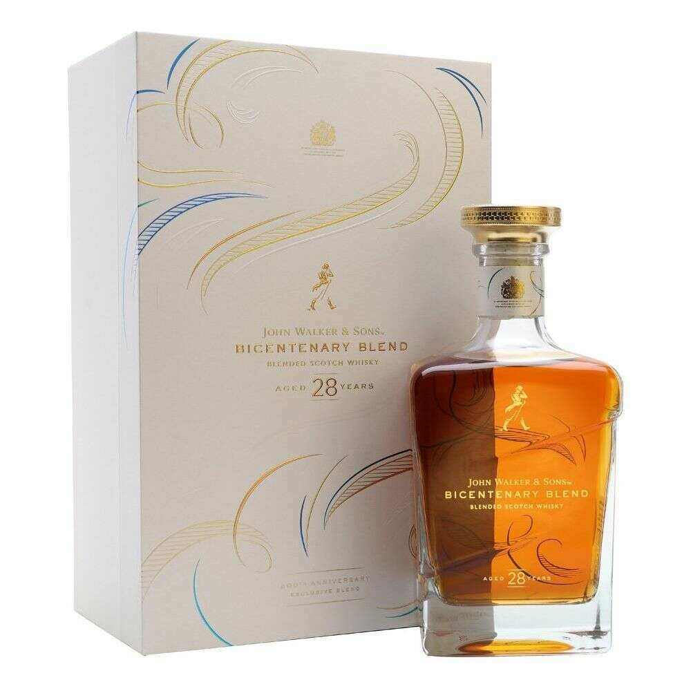 Johnnie Walker & Sons Bicentenary Blend 28 Year Old Scotch Whiskey - Bourbon Central