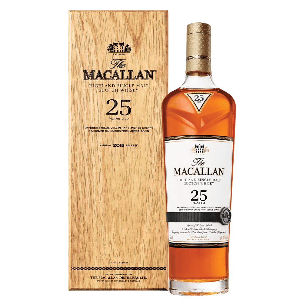 Macallan 25 Year Sherry Oak Single Malt Scotch - Bourbon Central