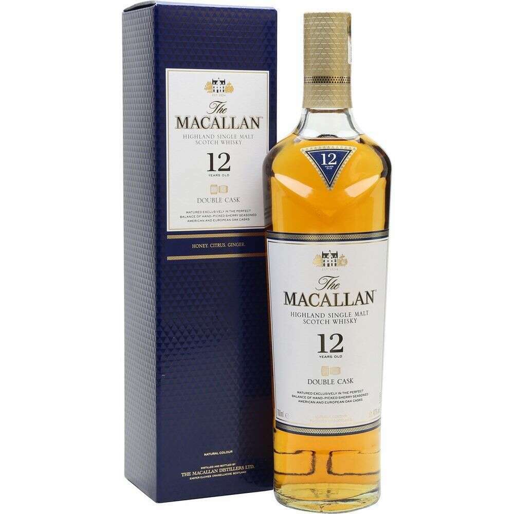Macallan Double Cask Scotch Single Malt 12 Year - Bourbon Central