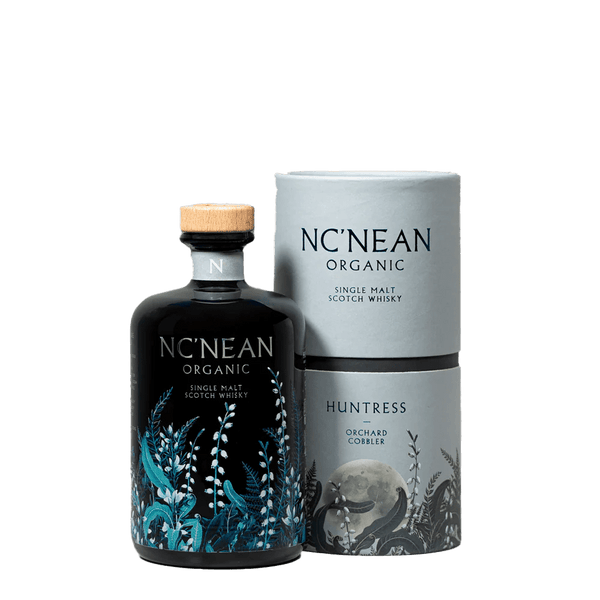 Nc'nean Distillery 3 Years Old Non-Chill Filltered Huntress Orchard Cobbler Organic Single Malt Scotch Whisky