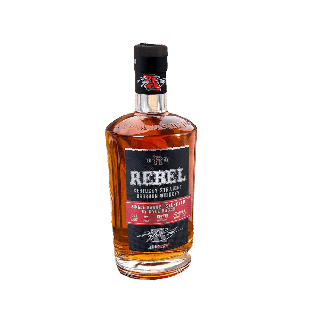 Rebel Single Barrel Selected By Kyle Busch Kentucky Straight Bourbon Whiskey - Bourbon Central