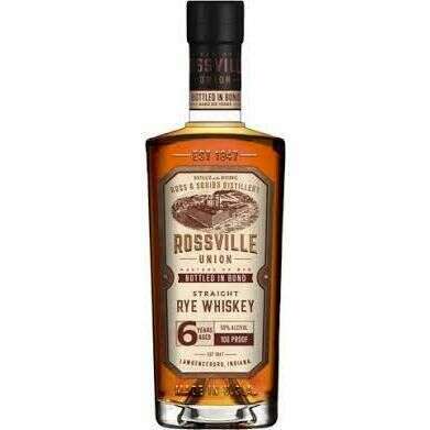 Rossville Union Bottled in Bond Rye 6 Year Aged Whiskey 100 Proof