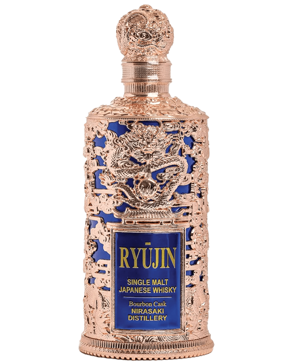 Ryujin Nirasaki Single Malt Japanese Whiskey Bourbon Cask (Blue Bottle) - Bourbon Central