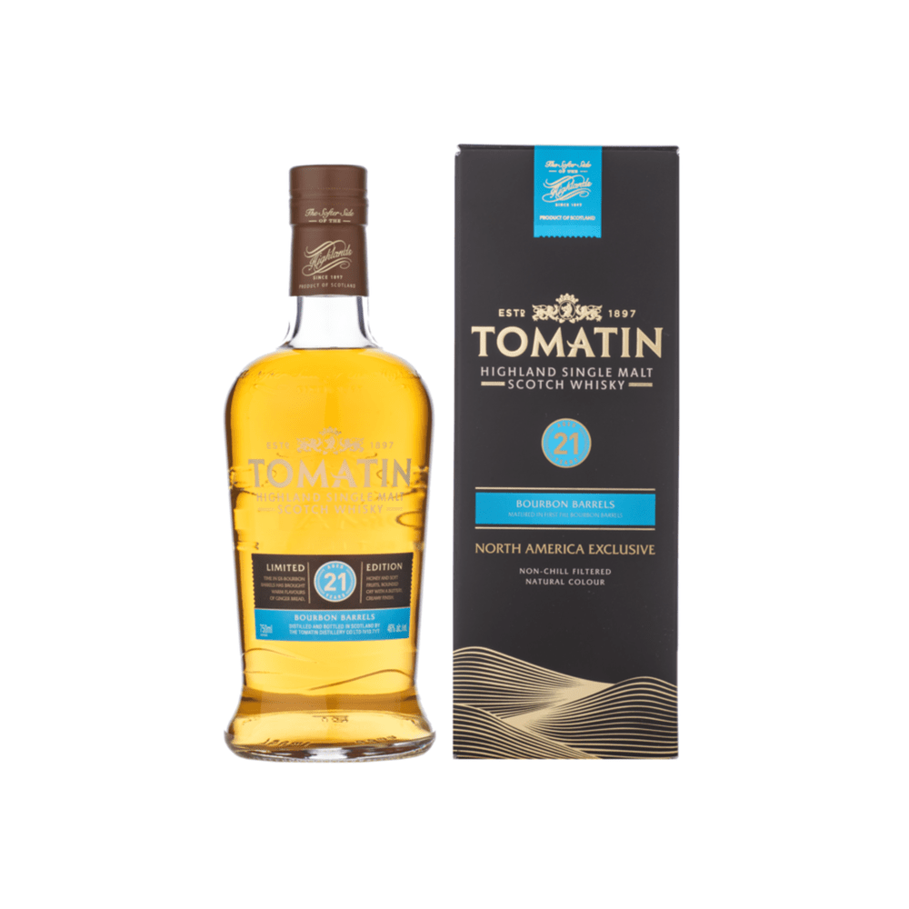 Tomatin 21 Year Single Malt Scotch Whisky - Bourbon Central