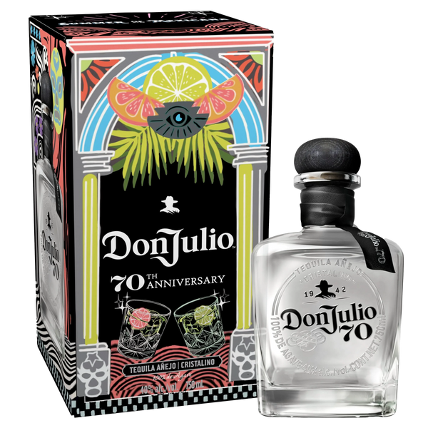 Don Julio 70th Anniversary Anejo Cristalino Tequila 80 Proof (Summer Of Mexicana Artist Edition)