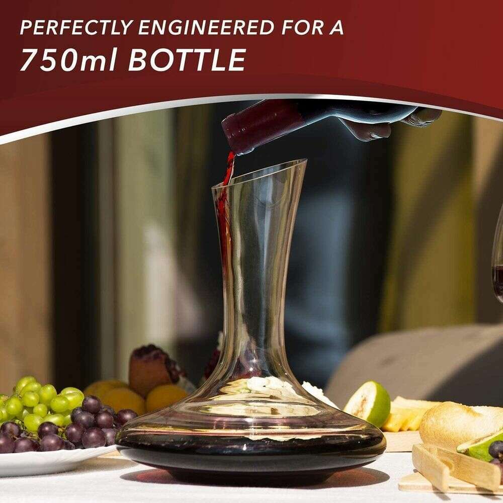 Wine Decanter - Crystal Glass - Bourbon Central