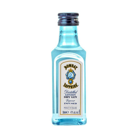 Bombay Sapphire Gin 12 x 50ml | Mini Alcohol Bottles:Bourbon Central