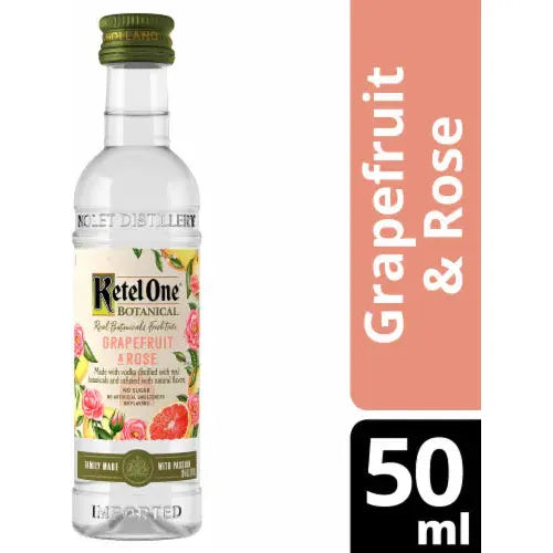 Ketel One Botanical Grapefruit & Rose 12 x 50ml | Mini Alcohol Bottles:Bourbon Central