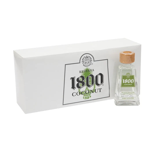 1800 Coconut Tequila 10 x 50ml | Mini Alcohol Bottles:Bourbon Central