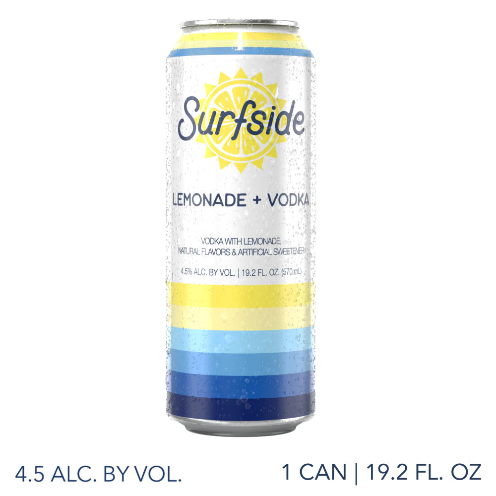 Surfside Lemonade can 19.2oz