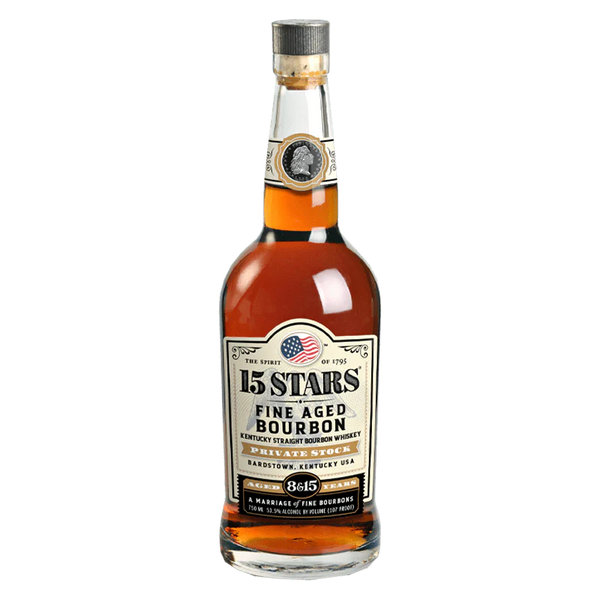 15 Stars Private Stock 8 & 15 Year Kentucky Straight Bourbon