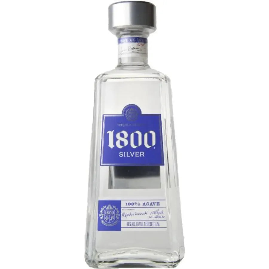 1800 Silver Tequila 750ml:Bourbon Central