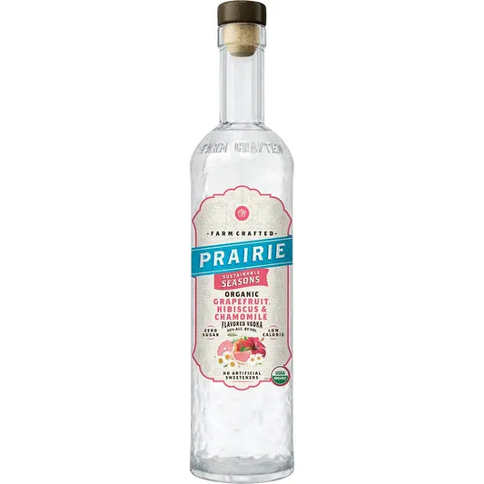 Prairie Seasons Vodka Grapefruit Hibiscus Chamomile 750ml:Bourbon Central