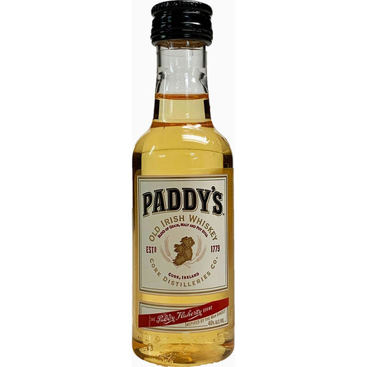 Paddy's Irish Whiskey 10 x 50ml | Mini Alcohol Bottles:Bourbon Central