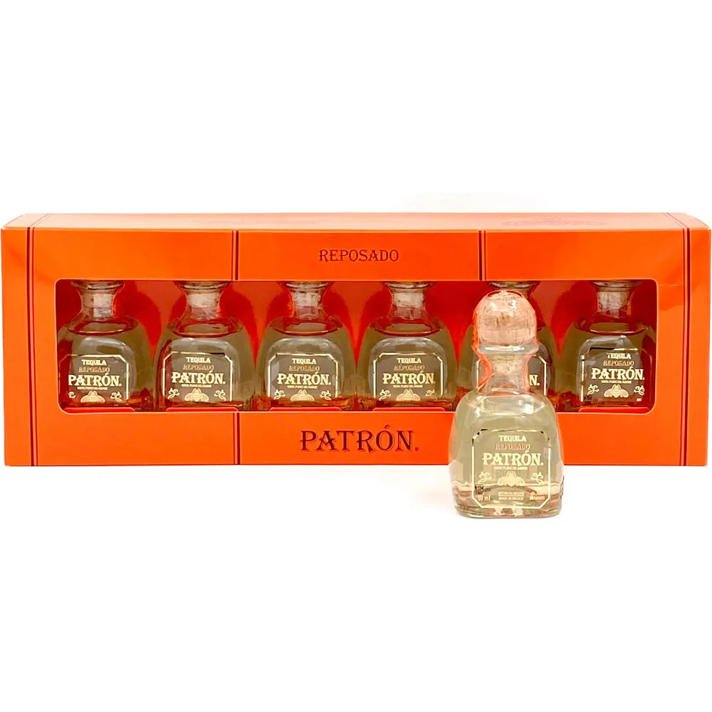 Patron Reposado Tequila 6 x 50ml | Mini Alcohol Bottles:Bourbon Central