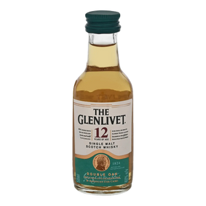 Glenlivet 12 Year Single Malt 12 x 50 mL | Mini Liquor Bottles