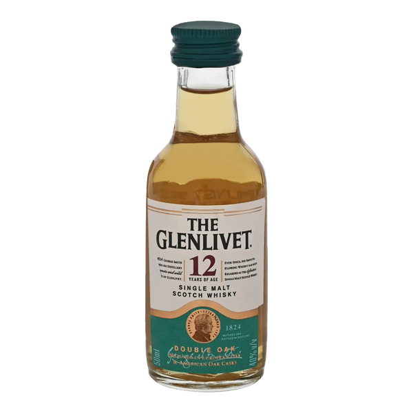 Glenlivet 12 Year Single Malt 12 x 50 mL | Mini Liquor Bottles