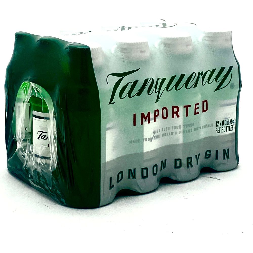 Tanqueray Gin 12 x 50ml | Mini Alcohol Bottles:Bourbon Central