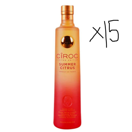 Ciroc Summer Citrus 15 x 50ml | Mini Alcohol Bottles