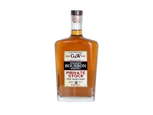 G & W 5 Yrs Old Bourbon 750Ml