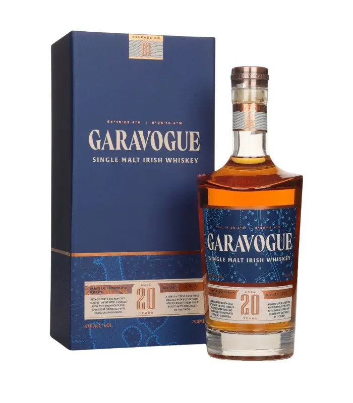 Garavogue 20 Year Old Single Malt Irish Whiskey