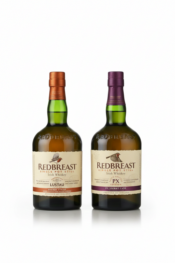 Redbreast Lustau PX  & Sherry Finish Single Pot Irish Whiskey Bundle