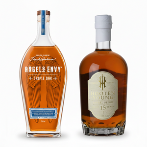 Hooten Young 15 Years Barrel Proof American Whiskey & Angel's Envy Triple Oak Bourbon Bundle