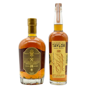 Hooten Jack Carr 16 Year Warrior & E.H. Taylor Small Batch Bourbon Whiskey Bundle
