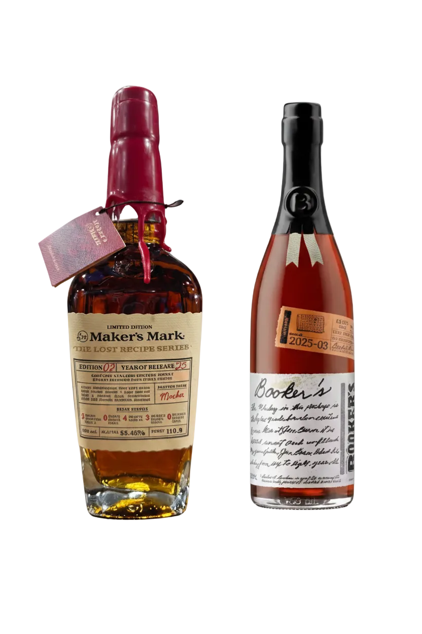 Booker's 2025-03 ‘Jerry’s Batch’ Bourbon & Maker's Mark Lost Recipe Edition 2 Bourbon Bundle