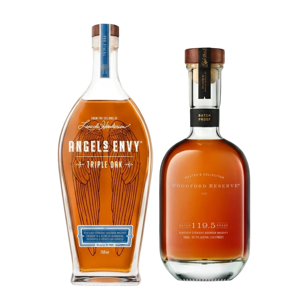 Woodford Reserve Batch Proof 2024 & Angel's Envy Triple Oak Bourbon  Bundle