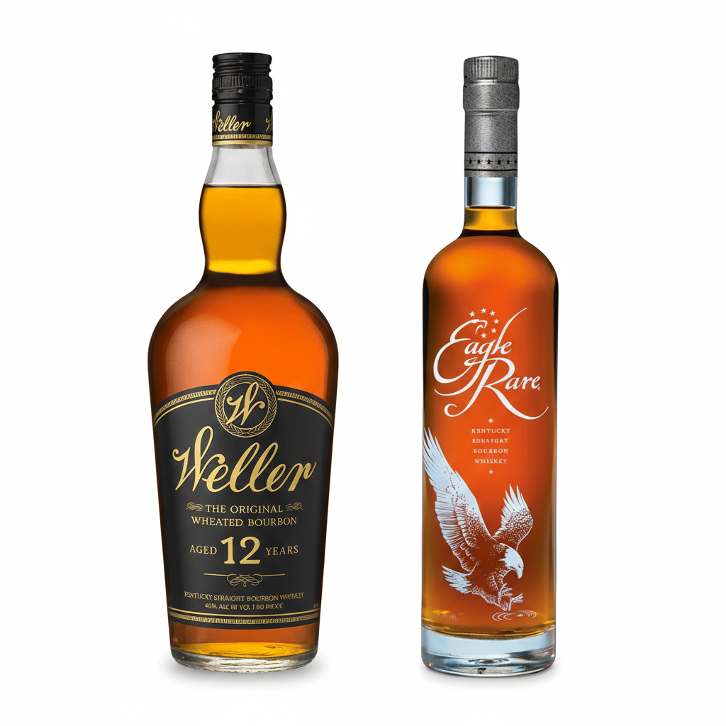 Weller 12 Year & Eagle Rare Kentucky Straight Bourbon Whiskey Bundle