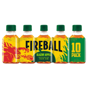 Fireball Blazin' Whiskey 10 x 50ml | Mini Alcohol Bottles