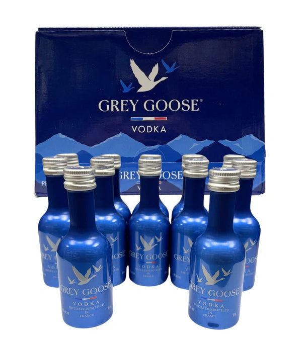 Grey Goose Vodka 12 x 50ml | Mini Alcohol Bottles