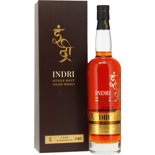 Indri Trini Indian Single Malt Whisky Cask Strength DRU
